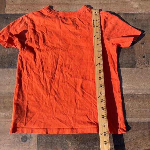 Oshkosh B’Gosh Boyd Orange Motorcycle Short Sleeve Tee Shirt Size 6 - Picture 8 of 8